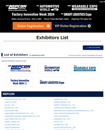 Exhibitor List